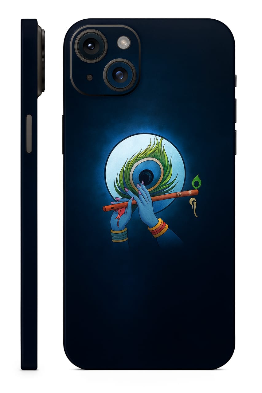 Divine Krishna Flute Mobile Skin