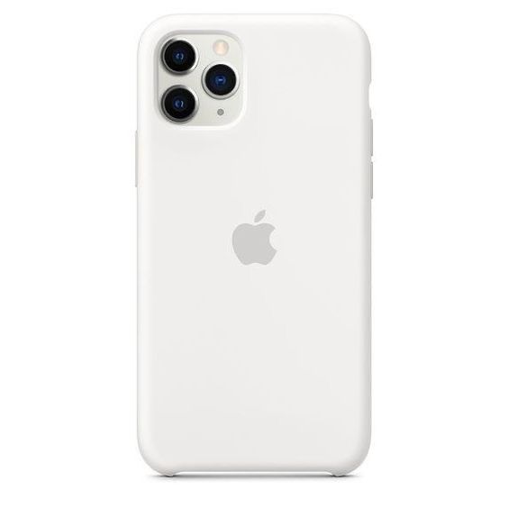 Solid White Silicon Case For iPhone